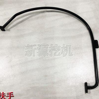 新源65/CB75-8-9胶轮式挖掘机勾机配件 工具箱扶手镜杆固定架铁杆