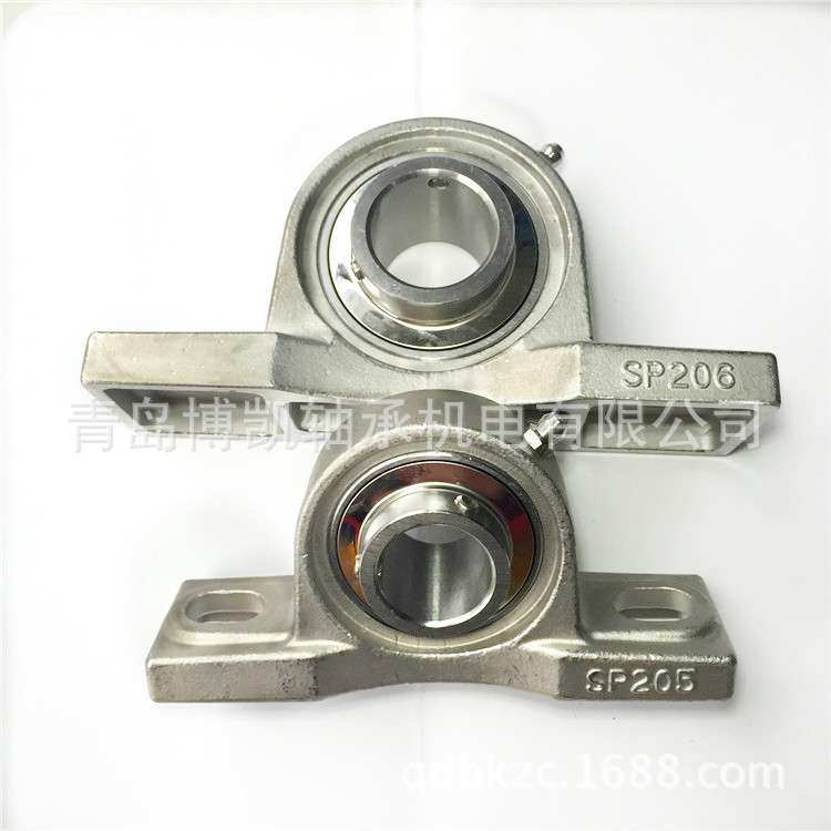 带座不锈钢轴承全304材质SUCP208立式外球面轴承内径40mm