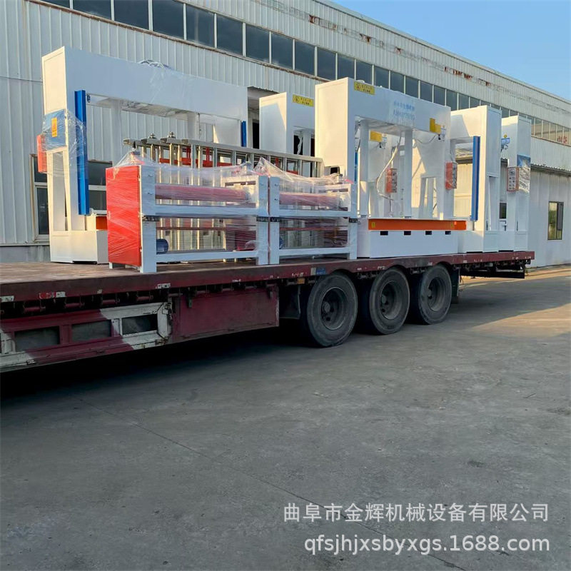 厂家支持订置楼梯板材压合机吨位数显房车墙板6米长蜂窝芯板冷压