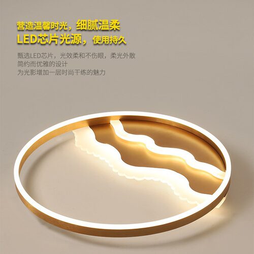 LED现代简约温馨浪漫吸顶灯