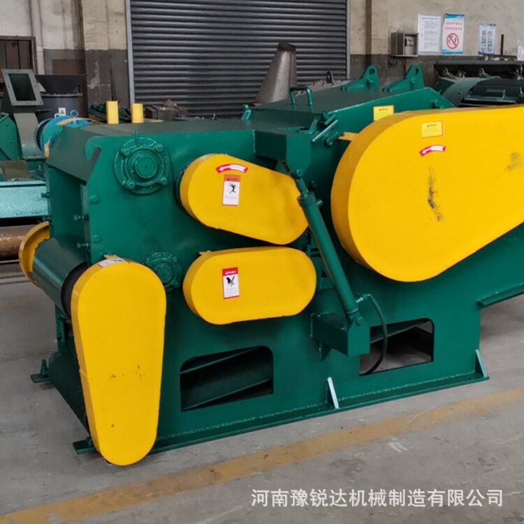 自动进料木料切片设备 树桩边角料切片机 圆木果树削片机