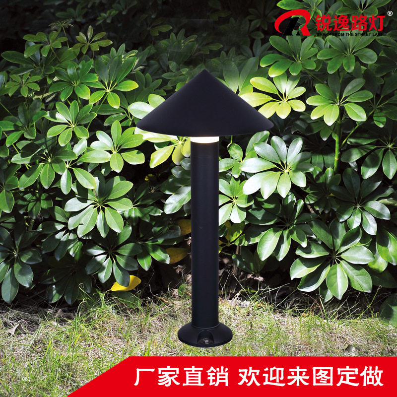 雨伞草地灯圆形LED特色草坪灯户外防水室外小区厂区花园别墅灯