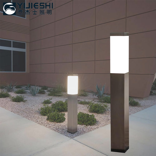 厂家直供方形不锈钢LED草坪灯公园庭院小区走廊过道景观照明灯具