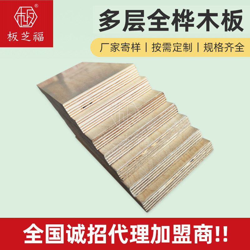 ENF环保生态板多层桦木板海洋板防水板实木多层板家具衣柜胶合板
