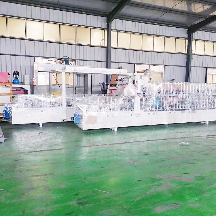 宏大全自动墙板转印覆膜一体机