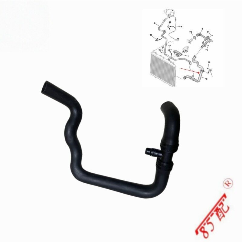 水箱下水管9801630680适用标致301 2008 雪铁龙C3 C-Elysee