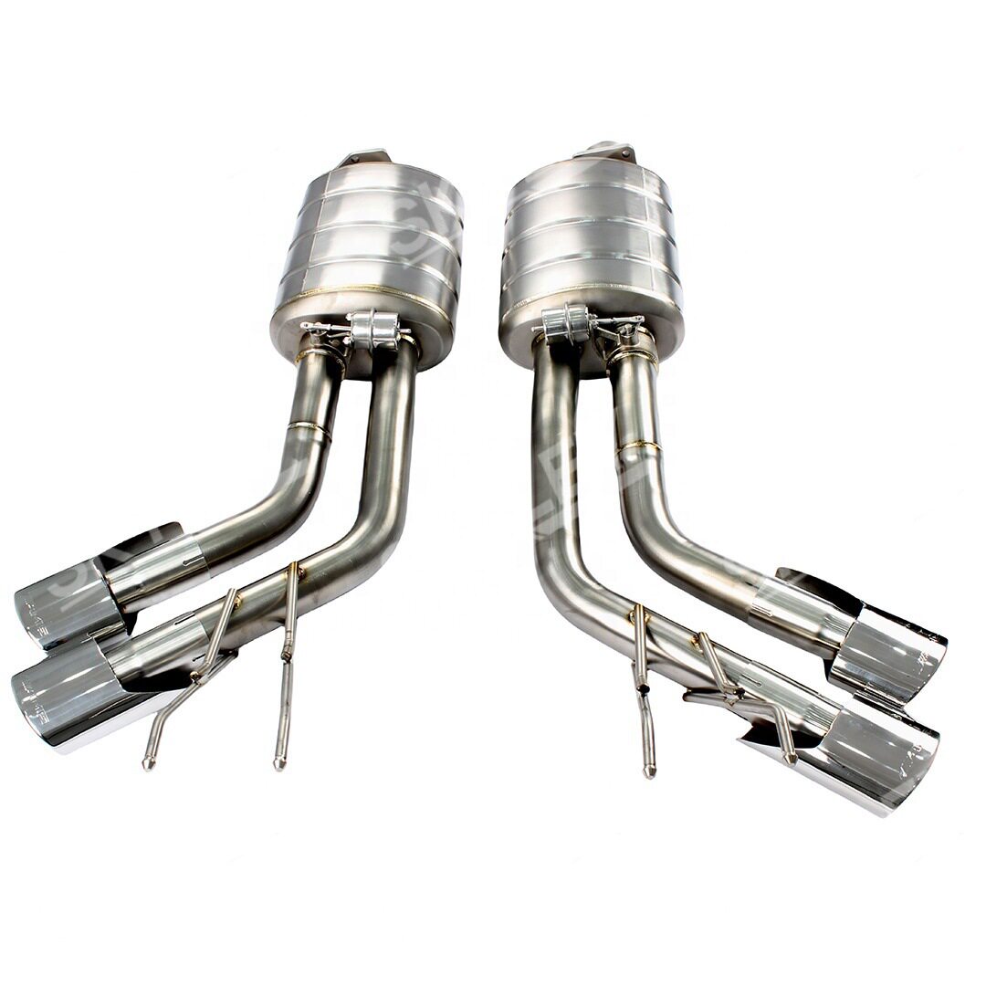 不锈钢Valvetronic猫背排气管中段用于奔驰W464W463aG6中尾段
