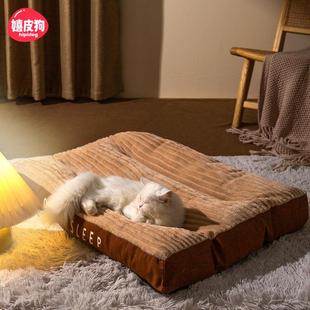 通用大狗狗睡觉用垫子可拆洗猫垫子猫床狗床宠物窝垫 猫窝四季