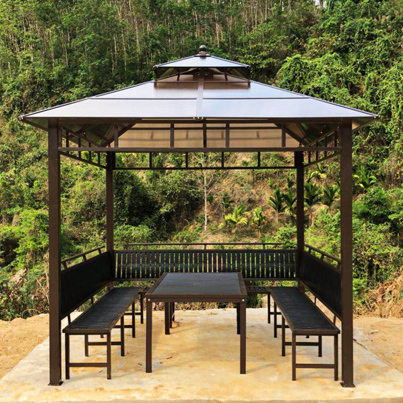 户外庭院小木屋四角亭茶水亭