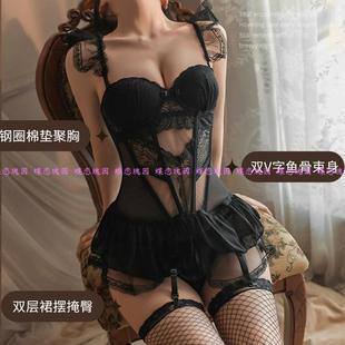 情侣睡衣套装 内衣女情调高级感性感吊带睡裙冰丝旗袍2023爆款 时尚