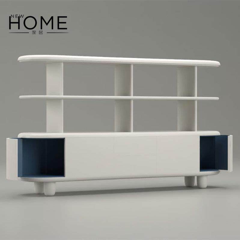 简约现代烤漆餐边柜北欧极简陈列柜法式装饰柜轻奢风电视柜定制