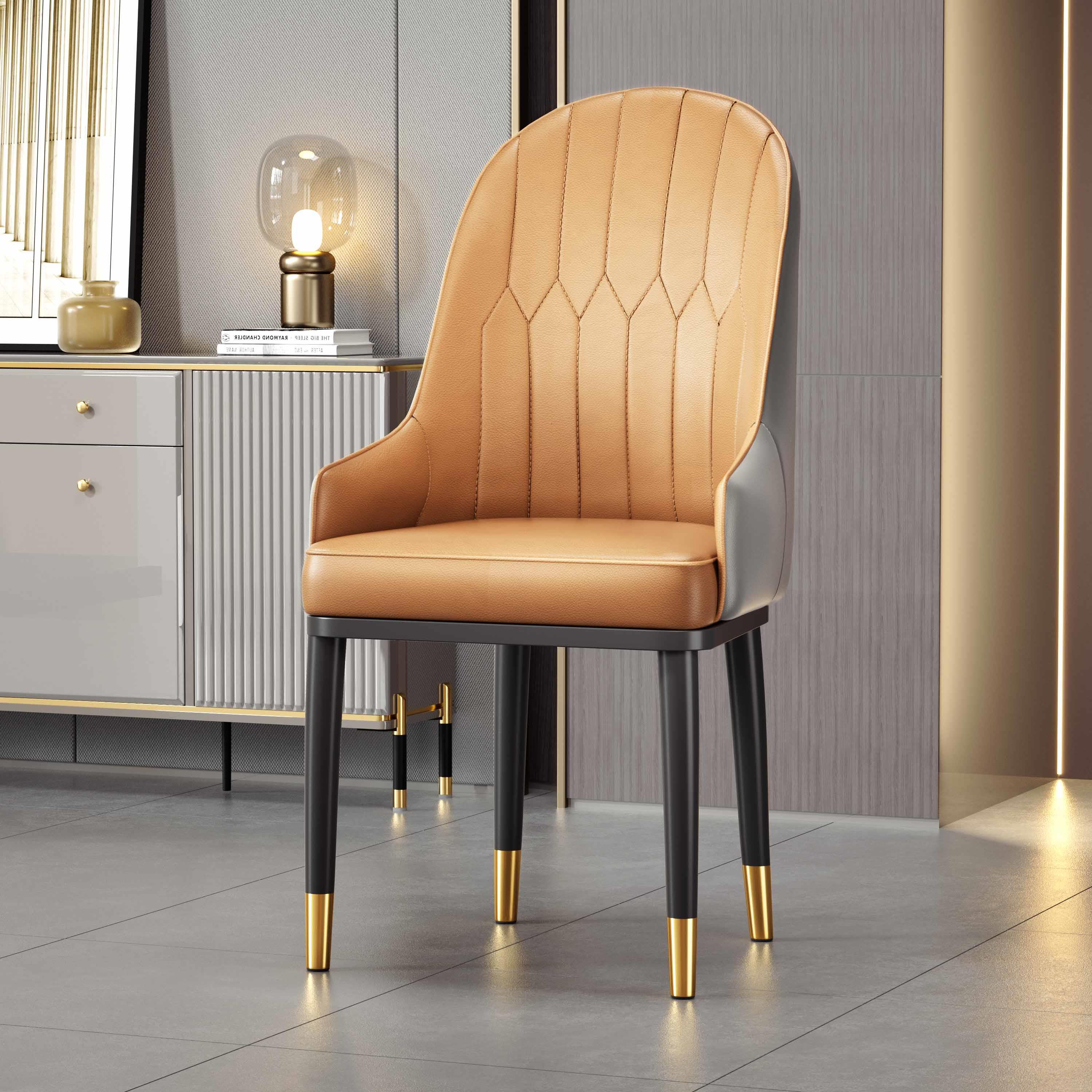 轻奢家用餐桌椅子高级梳妆椅出租房用餐椅简约铁艺麻将凳子靠背椅