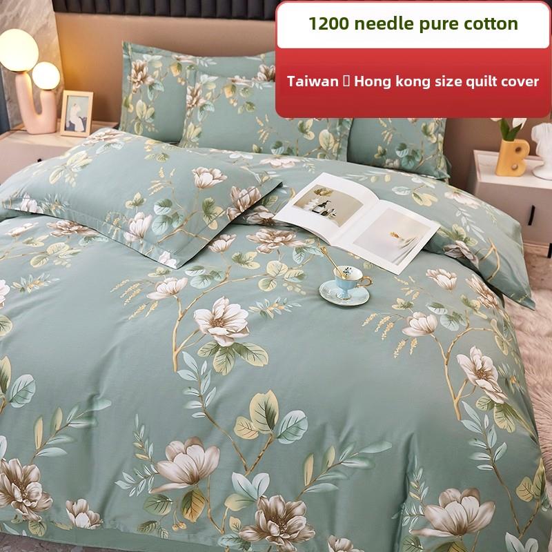 香港台湾尺寸纯棉被套1200针60/70/80/90英寸5/6/7/ 266.4厘米卡