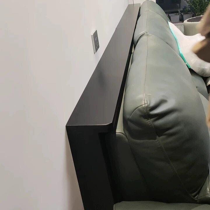 全实木沙发后置物架靠墙落地缝隙床边桌子收纳长条夹缝架柜子书架