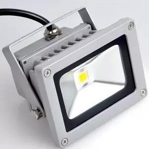 船用电瓶直流 12V 24V 220V 10WLED投光灯 户外防水 探照灯 射灯