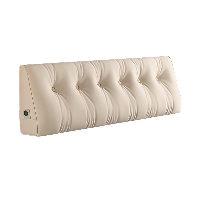 澳洲小羊绒三角床头靠垫软包大靠背卧室床头护腰防撞靠枕可拆洗