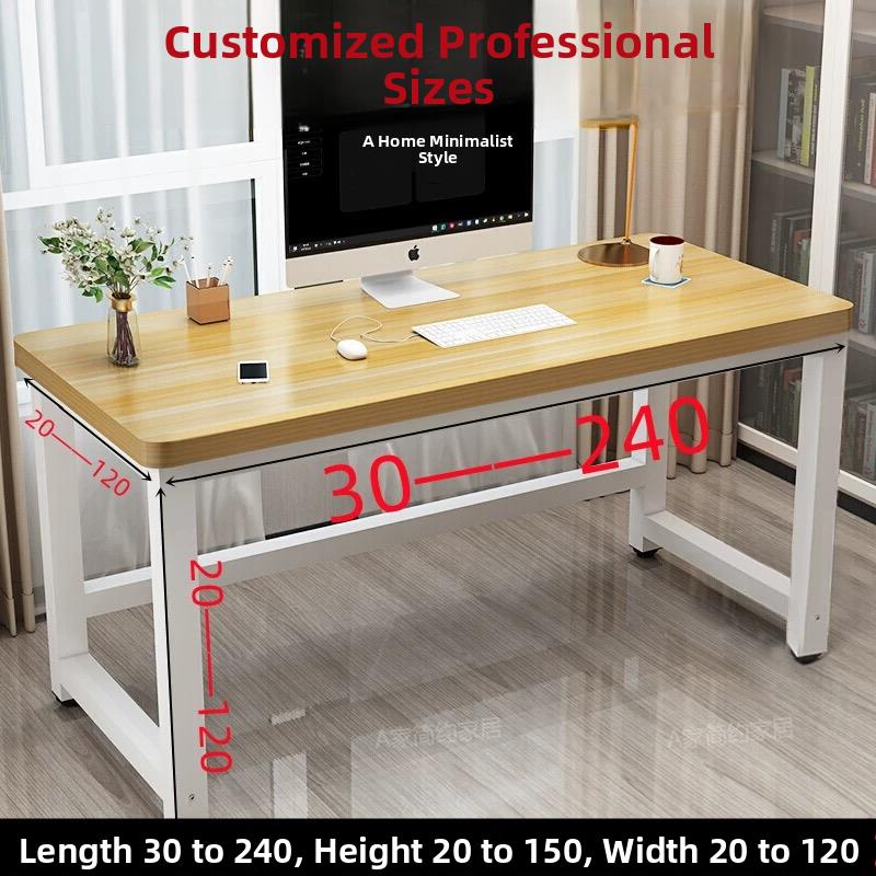 电脑桌高100cm加高双人长2米宽50/60/70/80/90cm简易单人办公书桌
