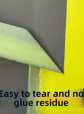 高粘黄色美纹纸胶带加宽真石漆分格汽车喷漆遮蔽纸胶带外墙分色纸