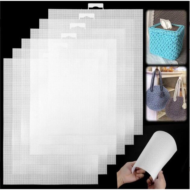 手工diy14CT十字绣塑料板刺绣像素洞洞板绣布网格布卡包冰箱贴