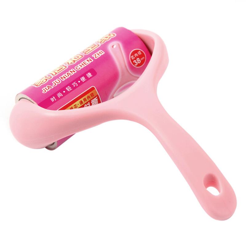 可撕式粘毛器家居粘尘纸10cm宽60斜撕粘毛粘尘滚筒家用除尘器强力