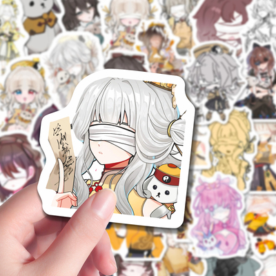 126张超自然行动组莉莉卡通贴纸二次元角色除妖小师妹笔记本贴画