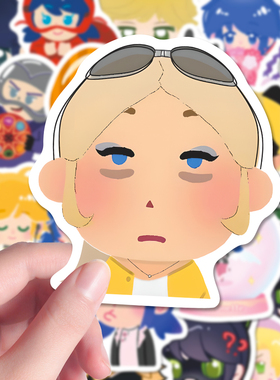 104张MLB贴纸可爱卡通瓢虫雷迪萌萌动漫周边表情包趣味贴画装饰