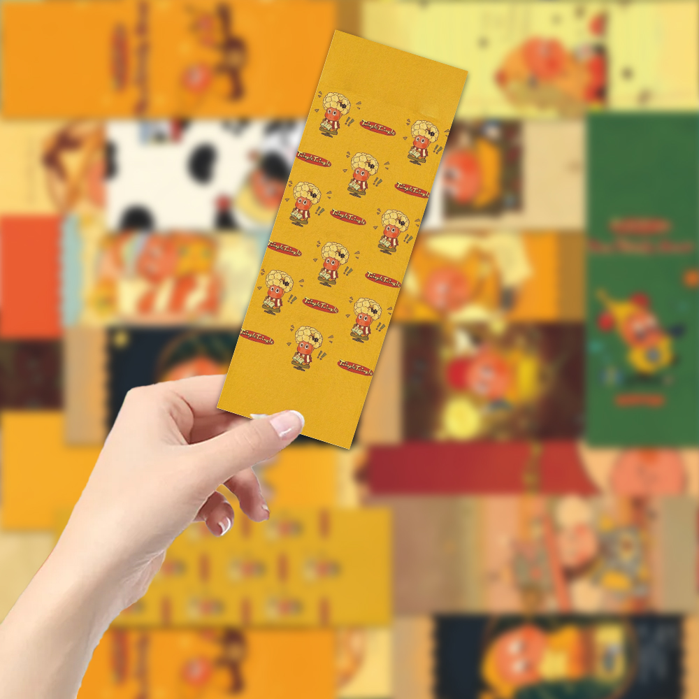 48张星星人书签治愈系卡通泡泡玛特周边可爱卡通创意精美书签小卡