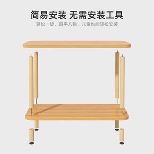 边几家用卧室床边桌创意 床头柜替代品小桌子床头置物架2024新款