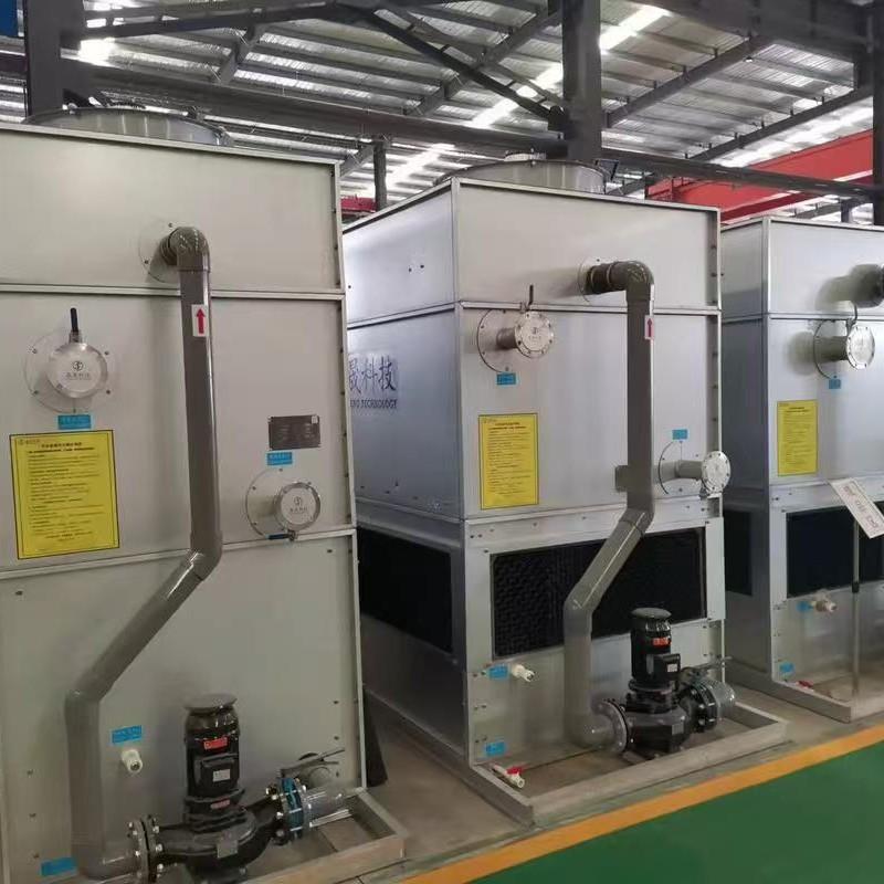 300吨全封闭式冷却塔水循环散热强方形结构满足工业冷水需求