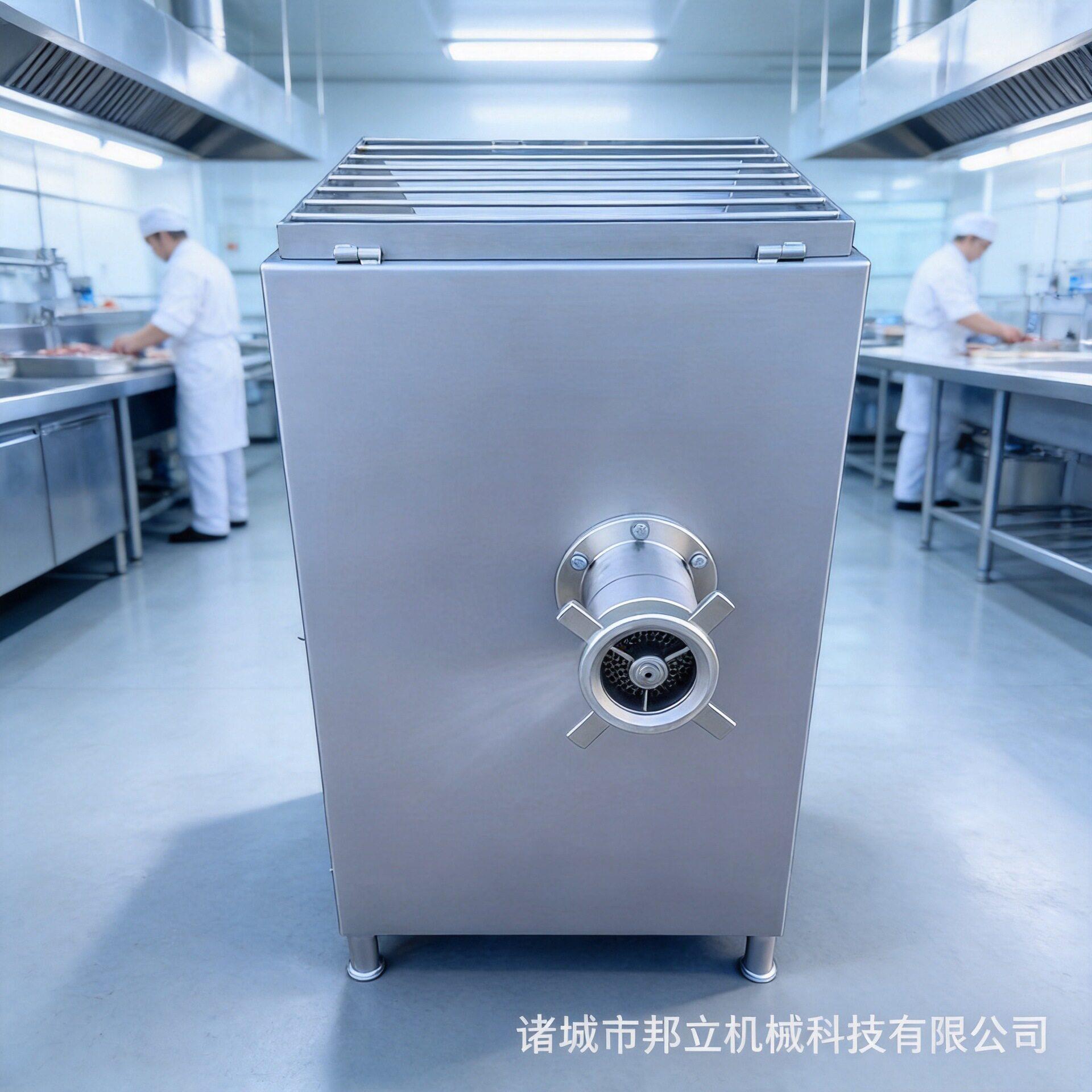 冻肉绞肉机500kg/h食品厂用大功率冻肉鲜肉绞肉机鸡架碎骨绞碎机