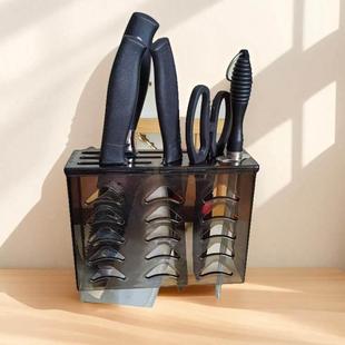 筷子筒刀架刀具拉篮配件玻璃调味篮ABS塑料厨房置物架挂件防霉