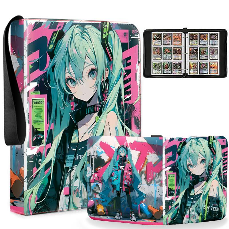 初音未来卡册九宫格活页收藏册动漫3寸卡片收集册二次元周边卡套