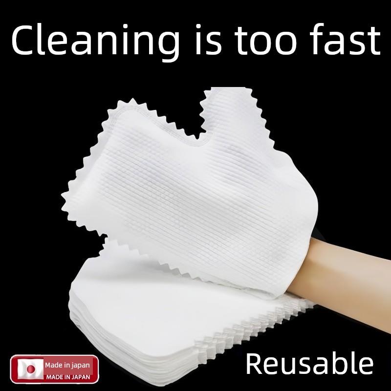 日本优质一次性手套抹布家用加厚除尘清洁一般清洁缝隙清洁洗碗布