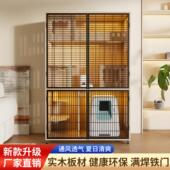猫别墅家用室内猫柜双层实木猫窝猫笼猫爬架一体豪华猫屋大空间