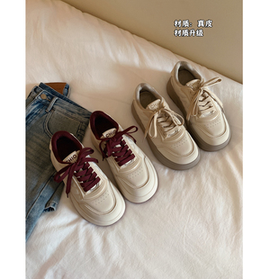 秋冬季 子女款 2024新款 爆款 南风Chio2nd 通勤百搭运动鞋 真皮休闲鞋