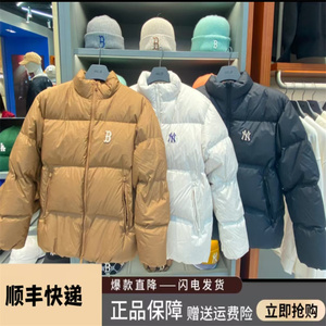 韩国代购ΜLΒ羽绒服短款冬季保暖上衣时尚宽松大标潮牌百搭外套