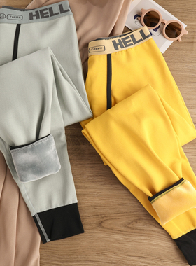 男士保暖裤冬季加绒加厚秋裤男棉毛裤内穿打底裤棉质防寒棉裤头