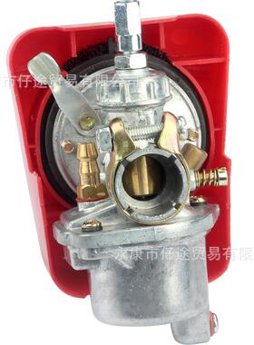 迷你摩托车自行车配件 两冲程50CC 60CC 80CC红色化油器带空滤器