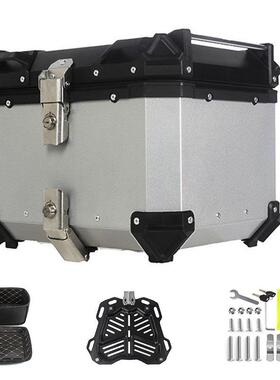 快拆摩托车尾箱28L45L55L65L80L100L铝合金后备箱38L边箱防水三箱
