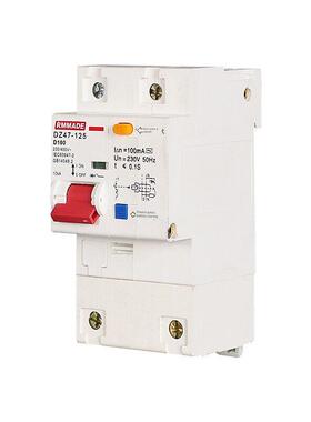 (NC漏电)DZ47LE-125/1P/2P/3P/4P 100A125A漏电断路器带漏电保护