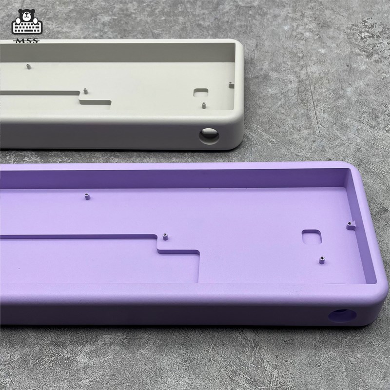 GH60金属机械键盘外壳60%客制化CNC铝合金适配wooting60he与坨坨