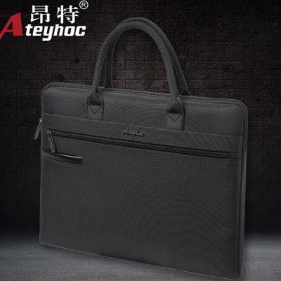 昂特文件袋 JS-827可定制LOGO男女士公文包A4大容量会议袋