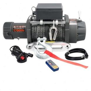 電動絞盤17000磅8噸12V24V汽車自救牽引卷揚機重型絞盤機 鼎欣