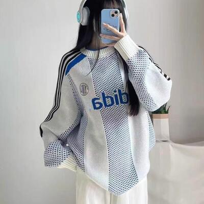 2025冬款复古穿搭运动套头衫