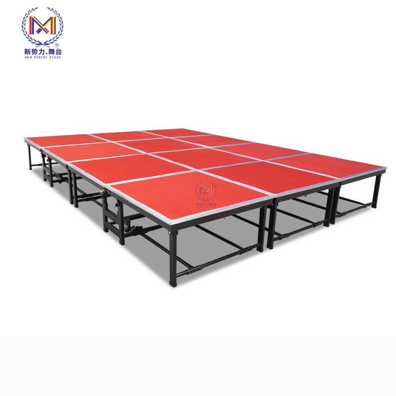 可移动折叠舞台庆典活动演出舞台架室内酒店会议简易折叠舞台厂