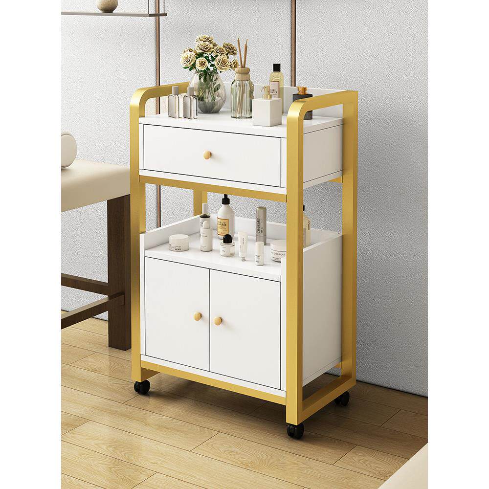 美容院专用小推车置物架美容仪器美甲收纳推车多功能可移动工具车