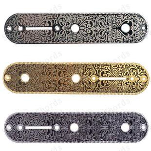 雕花一字形TELE电吉他控制电路铁板TL电位器档位器电路总成金属板