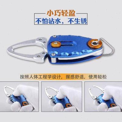 路亚钳控鱼器不锈钢钳子迷你微物专用鱼钳甲壳虫便携鱼嘴夹起鱼器