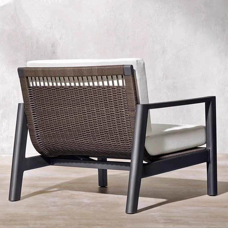 户外沙发铝合金藤编家俱庭院花园防雨晒别墅露天阳台休闲柚木座椅,住宅家具,户外沙发,淘宝优惠券,粉丝福利购,淘宝优惠卷