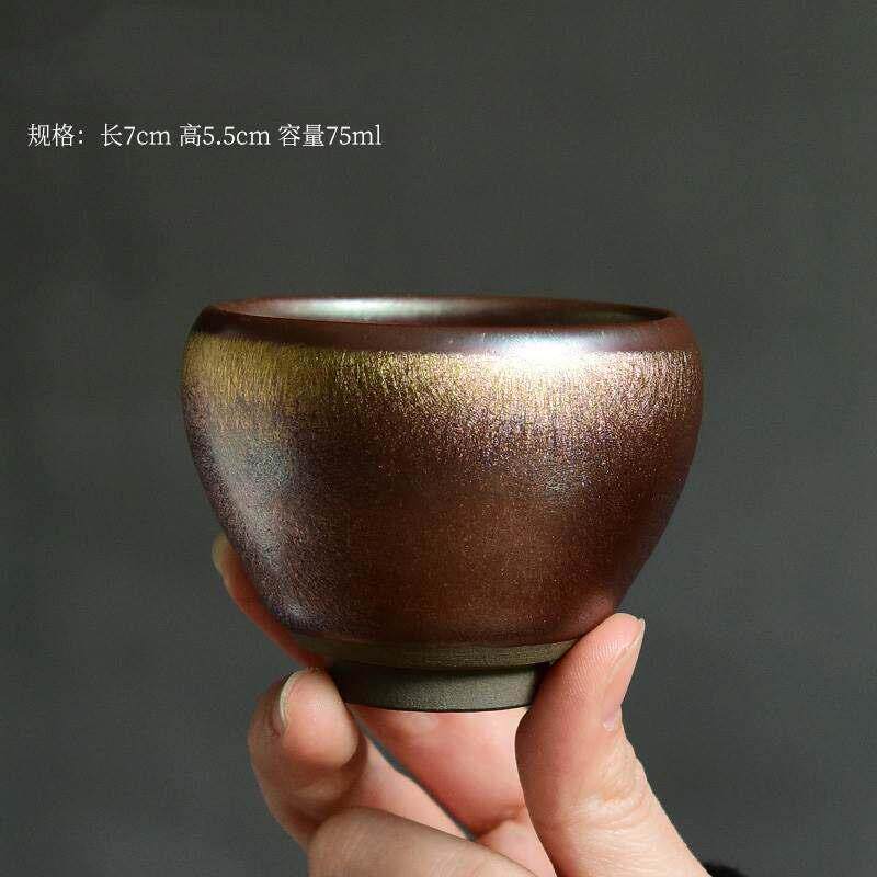 窑炉改造大师杯茶杯天目陶瓷功夫茶具杯彩色茶杯茶杯茶杯茶杯大礼